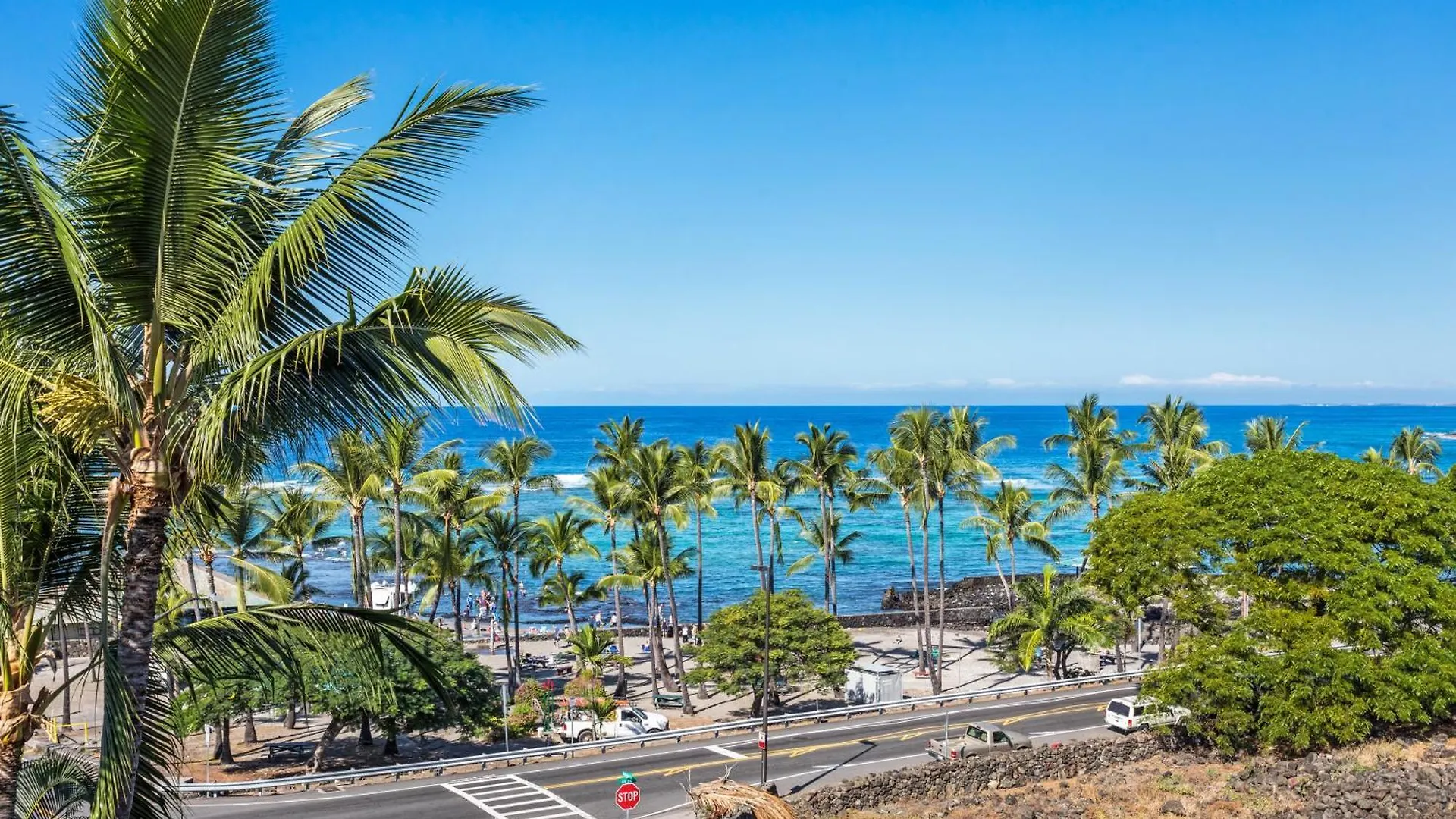 Beach Front Ocean View Top Floor Luxury Penthouse Kailua-Kona 0*,